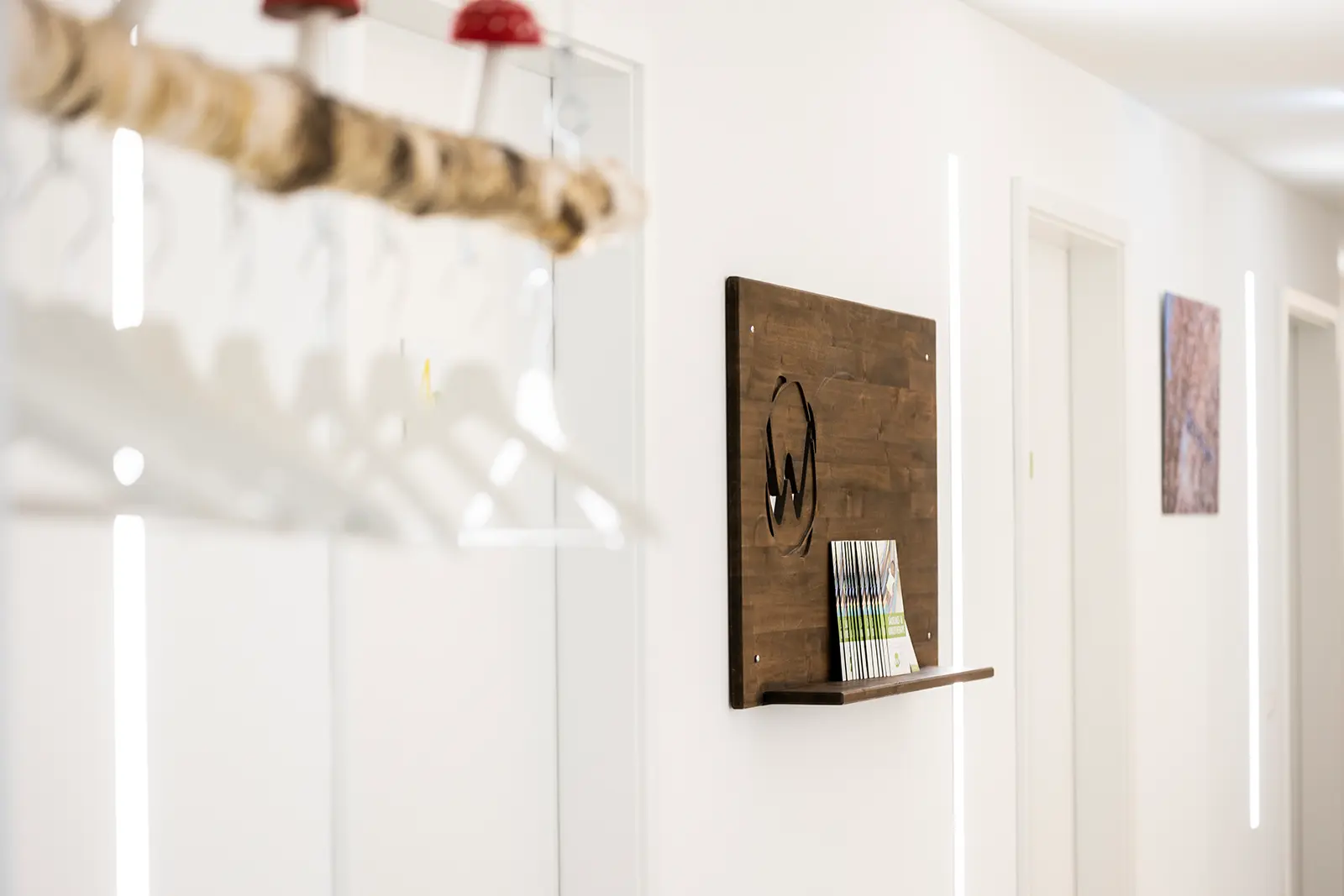 Praxis Eingangsbereich und Garderobe