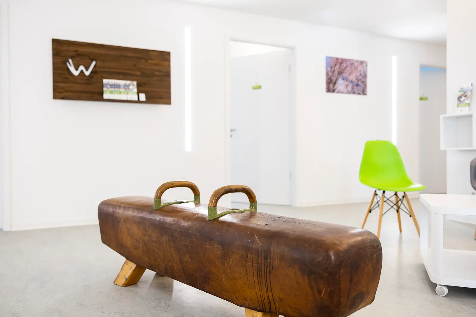 Wartebereich in der Physio Praxis